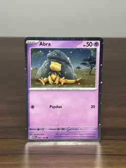 Abra 063/165 S&V 151 | Cosmos Holo Swirl Pokemon Card - Image 1