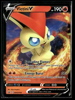 Victini V SWSH104 Holofoil SWSH: Sword & Shield Promo Cards NM - Image 1