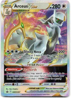 Arceus VSTAR - Promo SWSH: Sword & Shield Promo Cards SWSD Colorless Holo SWSH30 - Image 1