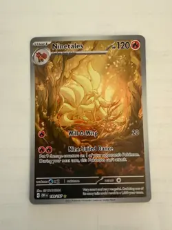 Ninetails Obsidian Flames IR Holo Card 199/197 NM - Image 1