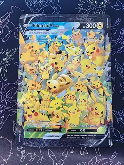Pikachu V-UNION Jumbo Cards Holo With Toploader - Image 3