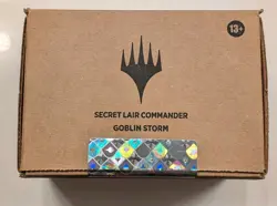 Magic The Gathering Secret Lair Commander Deck Goblin Storm MTG IN HAND - Image 1