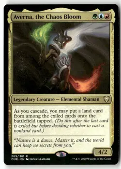 Averna, the Chaos Bloom 269 Rare Commander Legends Magic: The Gathering NM - Image 1