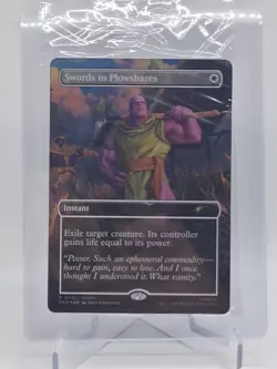 Magic the Gathering PSA Magazine Promo Swords to Plowshares Thanos *New Sealed* - Image 1