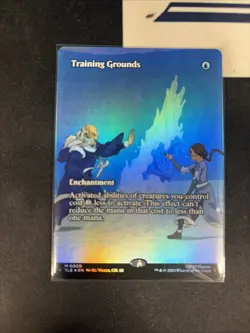 Training Grounds Poster FOIL Avatar the Last Airbender MTG MAGIC THE GATHERING - Image 1