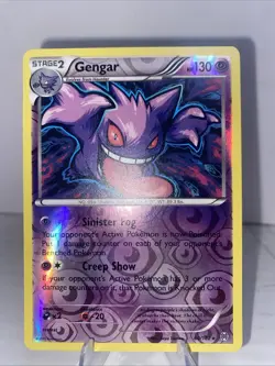 Pokemon Gengar Reverse Holo Card 60/162 Breakthrough XY - Image 1