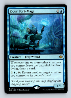 Dour Port-Mage English Bloomburrow R Foil 47 - Image 1