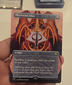Phyrexian Altar Double Masters 2022 Borderless Artifact Rare Regular English - Image 1