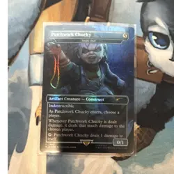 Magic: The Gathering Patchwork Chucky Secret Lair Rare Foil Borderless - Image 1