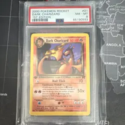 The Pokemon Company Dark Charizard Team Rocket 1st Ed Holo 21/82 Eng PSA 8 - Image 1
