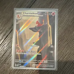 Pokemon Charmeleon 169/165 Sv2a 151 Art Rare Holo 100 HP Combustion Japanese - Image 1