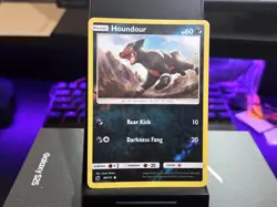 HOUNDOUR COMMON REVERSE HOLO 58/111 CRIMSON INVASION POKEMON NM - Image 1