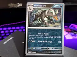 HOUNDOOM COMMON REVERSE HOLO 063/131 PRISMATIC EVOLUTIONS POKEMON NM - Image 1