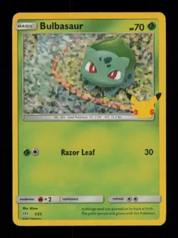 BULBASAUR PROMO 001/025 LP POKEMON - Image 1