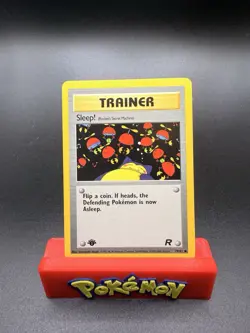 POKEMON SLEEP! 79/82 1ST EDITION TRAINER TEAM ROCKET NM SNORLAX - Image 1