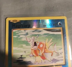 Pokemon TCG Magikarp 33/108 Evolutions Reverse Holo MP/DMG Card - Image 2
