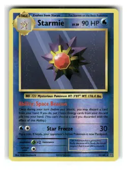 Starmie 31/108 Rare Evolutions Pokemon Reverse Holo Lightly Played - Image 1