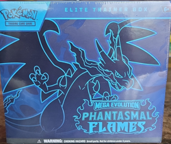 Pokemon TCG Mega Evolution Phantasmal Flames Elite Trainer Box Charizard 2025 - Image 1