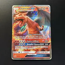 2019 Pokemon Jumbo Sun & Moon Black Star Promo Charizard GX SM195 Full Art - Image 1