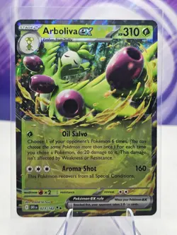 Pokemon Arboliva ex 023/182 Destined Rivals Double Rare Holo NM - Image 1