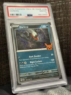 PSA 10 Darkrai 136/197 Trick or Trade 2024 Cosmos Holo - Image 4