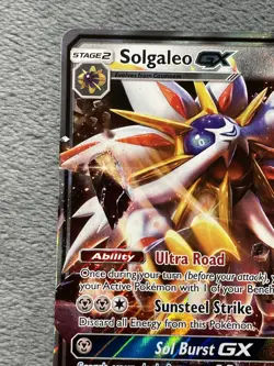 Solgaleo GX 89/149 Sun & Moon Full Art Ultra Rare Pokemon Card NM Holo - Image 4