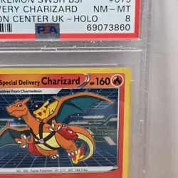 Pokemon Center SWSH Special Delivery HOLO Charizard #SWSH075 - PSA 8 NM-Mint - Image 4