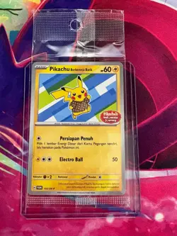 Pikachu Berkemeja Batik 155/SV-P Black Star Promo Sealed Pokemon TCG - Image 1