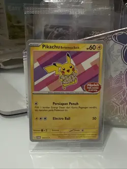 New Pokemon Pikachu Berkemeja Batik 190/SV-P Indonesia Journey Sealed Promo - Image 1
