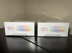 Pokemon TCG Prismatic Evolutions Elite Trainer Box ETB Lot of 2 FACTORY SEALED - Image 5