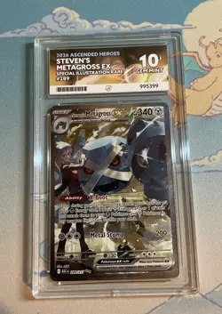 Pokemon Steven’s Metagross EX 289/217 Ascended Heroes - GEM MINT ACE 10 💎 - Image 1
