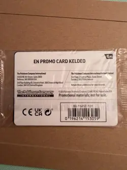 Pokemon TCG Keldeo 019/086 Chaos Rising Stamped Promo Regular (EN) - Image 2