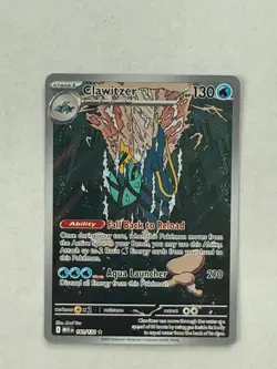 Clawitzer 141/132 Illustration Rare Mega Evolution Pokemon Near Mint - Image 1