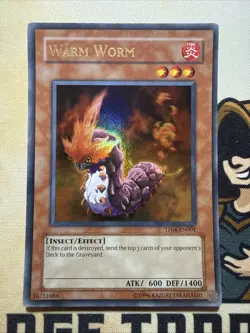 Warm Worm - TF04-EN001 - Unlimited Edition - Ultra Rare - Yugioh NM - Image 2