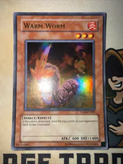 Warm Worm - TF04-EN001 - Unlimited Edition - Ultra Rare - Yugioh NM - Image 3