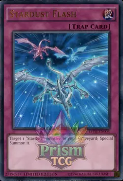 1st ed Stardust Flash ultra rare LC05-EN003 Yugioh - Image 1