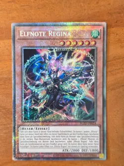 Yu-Gi-Oh! BLZD-DE014 Elfnote Regina Starlight Rare NM 1st - Image 1