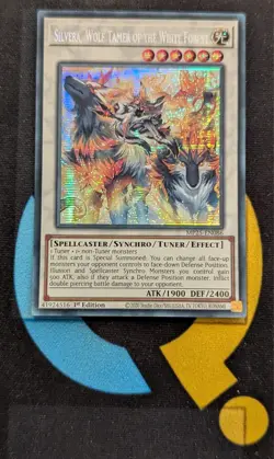 MP25-EN086 Silver, Wolf Tamer of the White Forest Prismatic Secret Rare YuGiOh - Image 1
