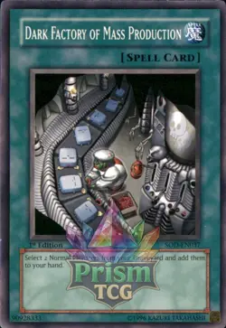 1st Ed Dark Factory of Mass Production SOD-EN037 Yugioh - Image 1