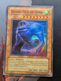 Yugioh - Cloudian - Eye of the Typhoon GLAS-EN005 Super Rare - VLP - Image 1