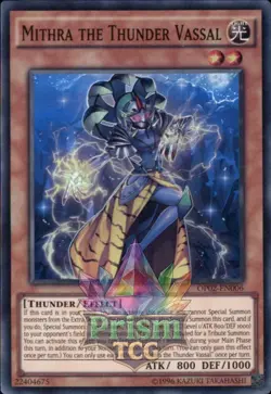 Mithra the Thunder Vassal super rare OP02-EN006 Yugioh - Image 1