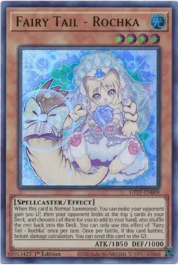 Fairy Tail Rochka GFTP-EN009 Ultra Rare 1st ed Ghost From The Past yugioh - Image 1