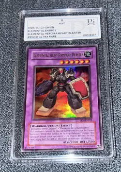 Yu-Gi-Oh! Elemental Hero Rampart Blaster - Pi 9 - 2005 Elemental Energy - no PSA - Image 1
