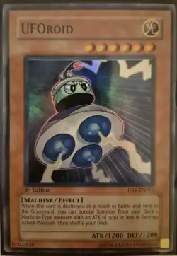 YuGiOh UFOroid Super Rare 1st Edition CRV-EN010 - Image 1
