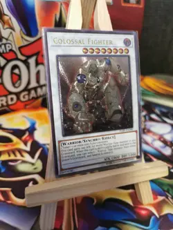 CUSTOM YuGiOh Nimm 3 zahl 2 Colossal Fighter Kolossaler KampferULTIMATE RARE - Image 2