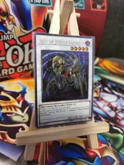 CUSTOM YuGiOh Nimm 3 zahl 2 Verbundeter der Gerechtigkeit Catastor ULTIMATE RARE - Image 3