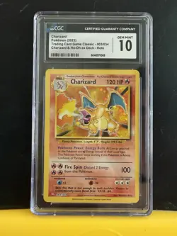2023 Charizard Classic Collection Holo Pokemon Card 003/034 CGC 10 - Image 2