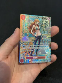 One Piece TCG Nami (SP) OP01-016 Awakening of the New Era Foil OP05 - Image 2