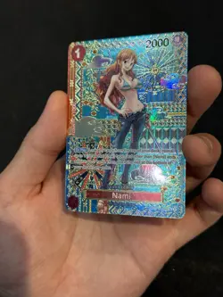 One Piece TCG Nami (SP) OP01-016 Awakening of the New Era Foil OP05 - Image 3