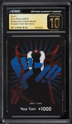 CGC 10 Pristine ENGLISH One Piece Don!! Emperors New World Double Pack Vol.6 - Image 1
